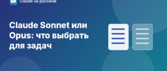 Claude Sonnet или Opus: что выбрать для задач — иллюстрация Claude на русском